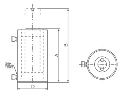單作用重載千斤頂